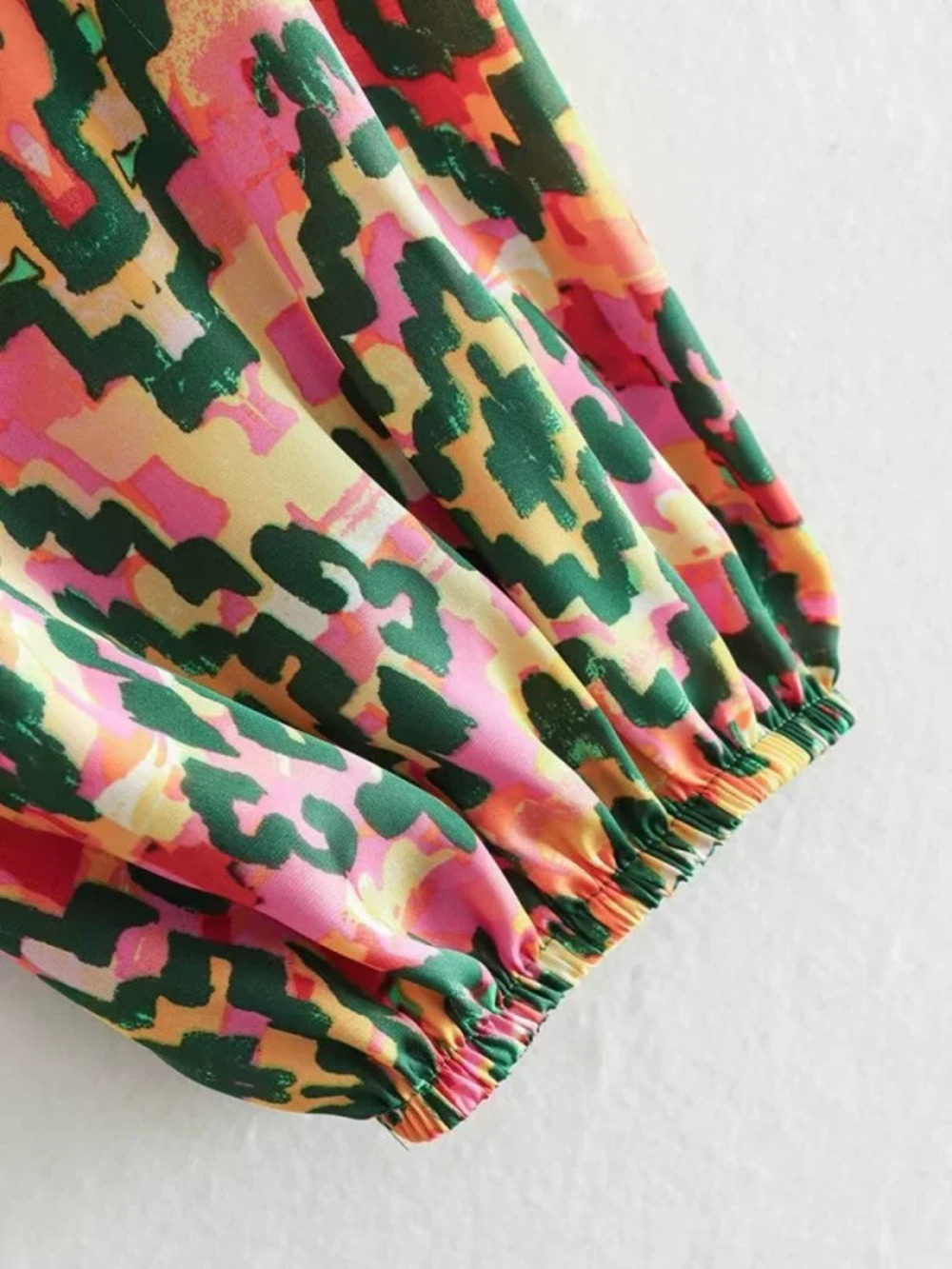 ZARA Fall Printed Slit Design Dress
